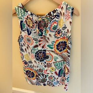 Boden Folklore Floral Sleeveless Blouse 8